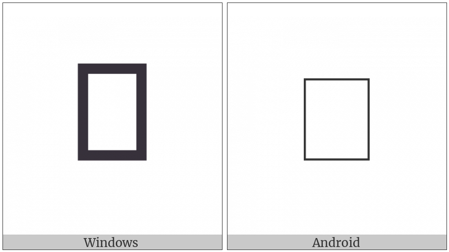 Myanmar Letter Mon Jha on various operating systems