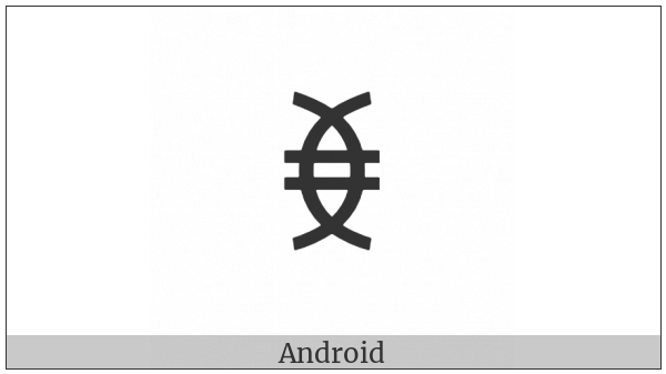 Yi Syllable Jiep on various operating systems