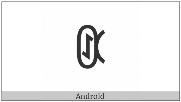 Yi Syllable Juop on various operating systems