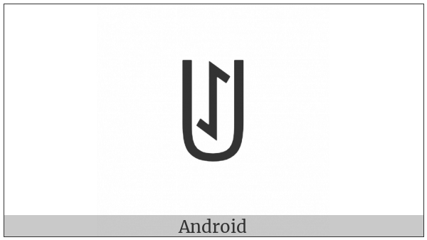 Yi Syllable Jur on various operating systems