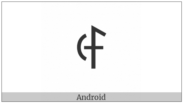 Yi Syllable Jyt on various operating systems
