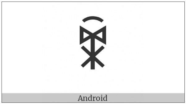 Yi Syllable Qyrx on various operating systems