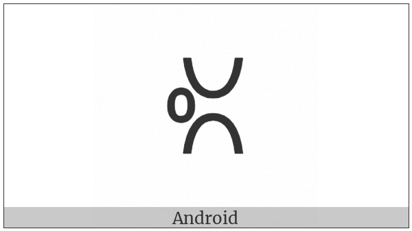 Yi Syllable Jjuop on various operating systems
