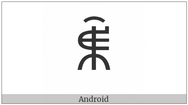 Yi Syllable Jjux on various operating systems