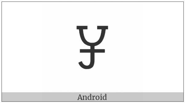 Yi Syllable Jjy on various operating systems