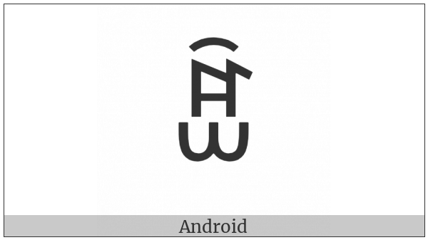Yi Syllable Njuox on various operating systems