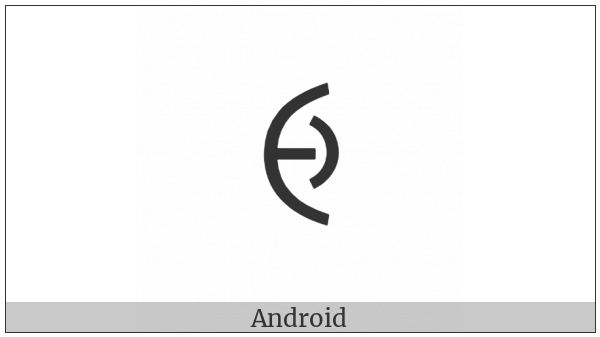 Yi Syllable Njup on various operating systems