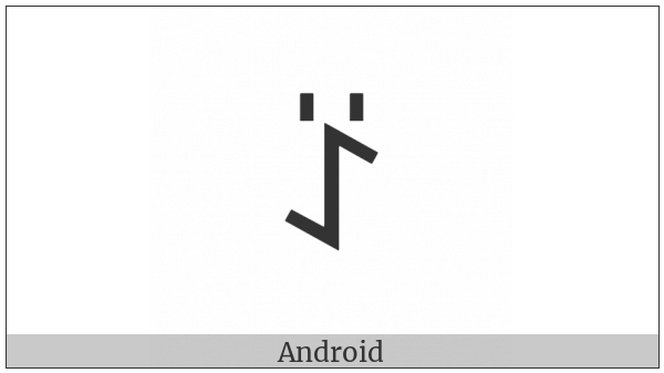 Yi Syllable Njyp on various operating systems