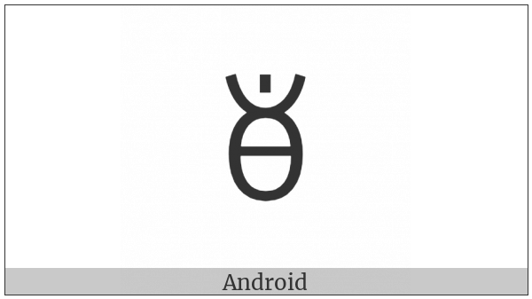 Yi Syllable Xuo on various operating systems