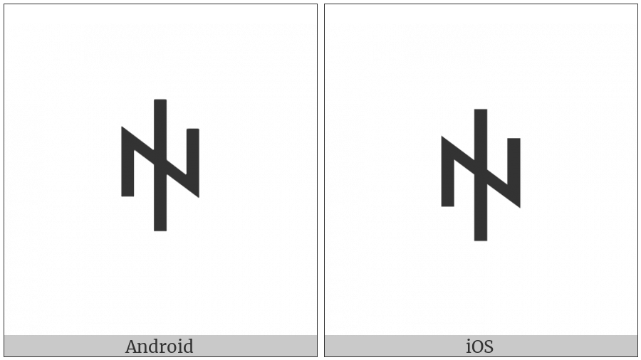 Yi Syllable Xy on various operating systems