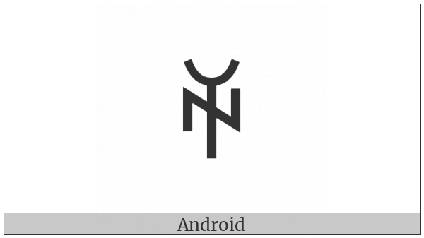 Yi Syllable Xyp on various operating systems