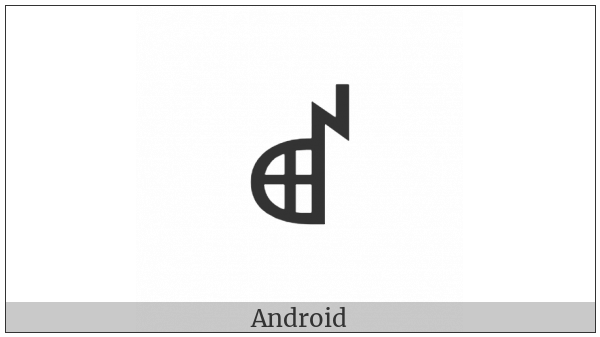 Yi Syllable Yit on various operating systems
