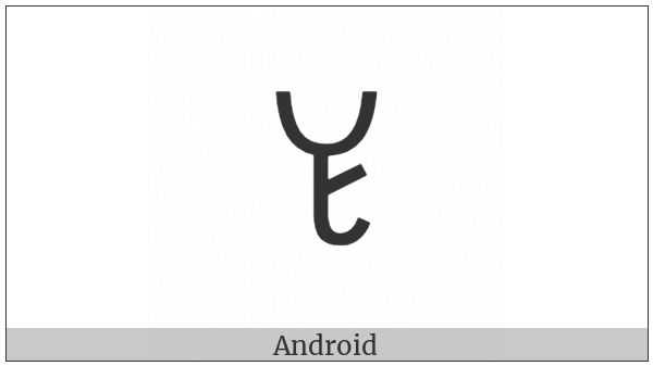 Yi Syllable Yop on various operating systems