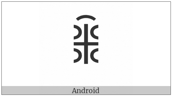 Yi Syllable Yyrx on various operating systems