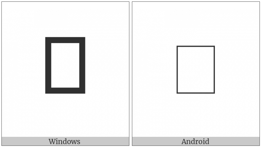 Lisu Letter Da on various operating systems