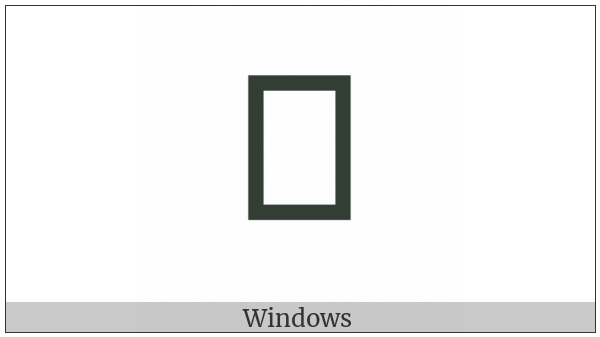 Lisu Letter Za on various operating systems