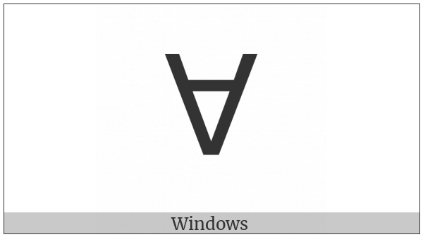 Lisu Letter Ae on various operating systems