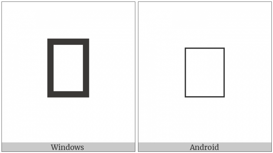 Vai Syllable Kpee on various operating systems