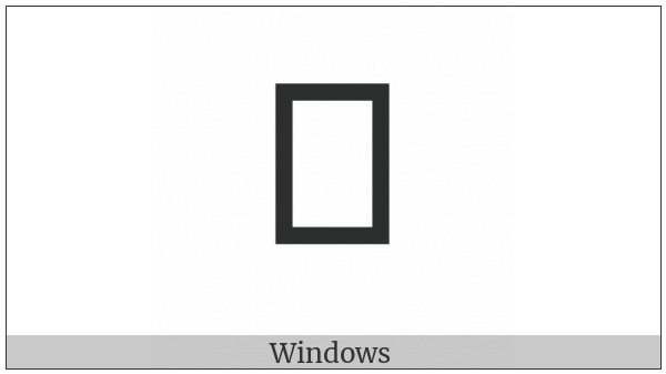 Vai Syllable Ra on various operating systems