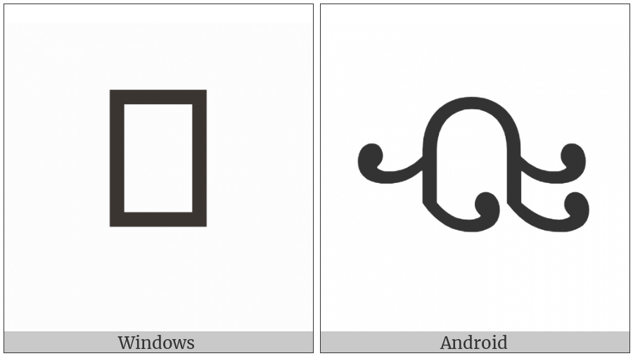Vai Syllable Ndole Fa on various operating systems