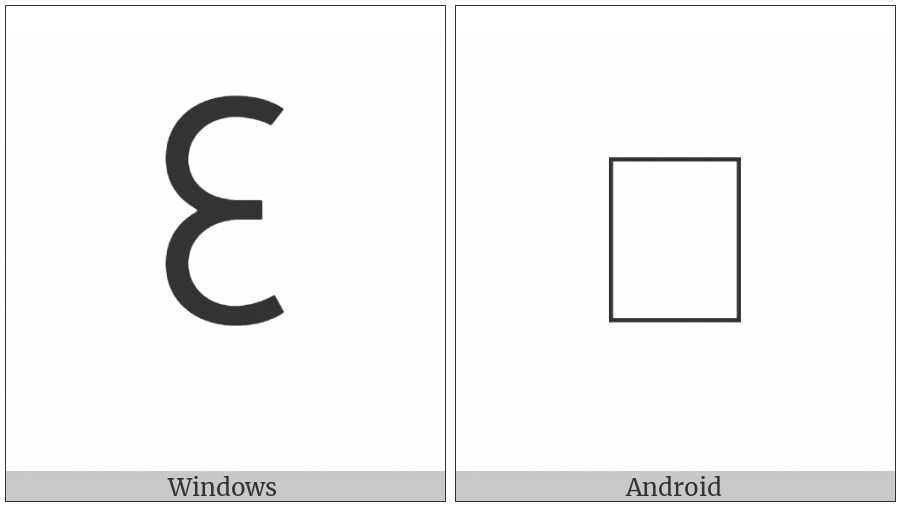 Vai Symbol Feeng on various operating systems