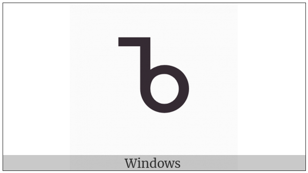 Georgian Capital Letter Zen on various operating systems