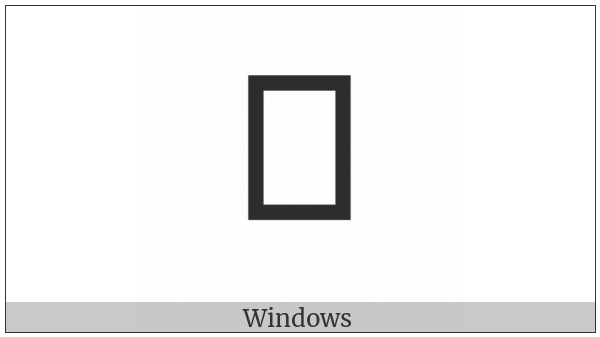 Bamum Letter Ka on various operating systems