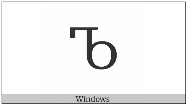 Georgian Capital Letter Las on various operating systems