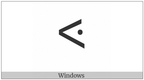 Bamum Letter Ntee on various operating systems