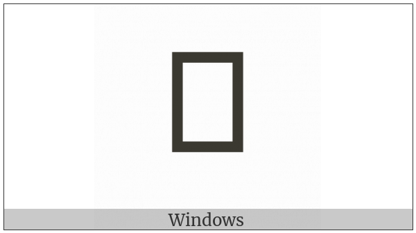 Bamum Letter Pue on various operating systems