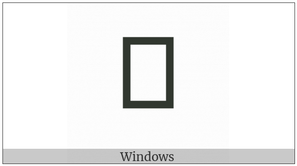 Bamum Letter Wue on various operating systems