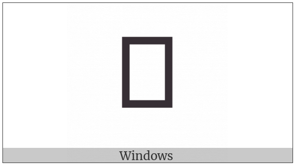 Bamum Letter Sho on various operating systems