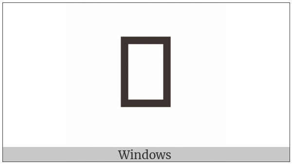 Bamum Letter Ma on various operating systems