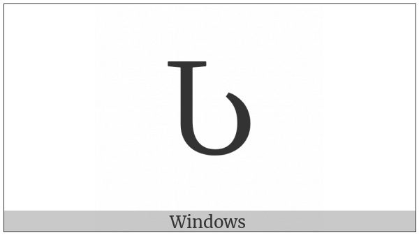 Georgian Capital Letter San on various operating systems