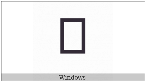Bamum Comma on various operating systems