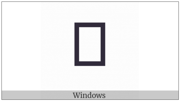 Bamum Question Mark on various operating systems