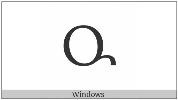 Georgian Capital Letter Un on various operating systems