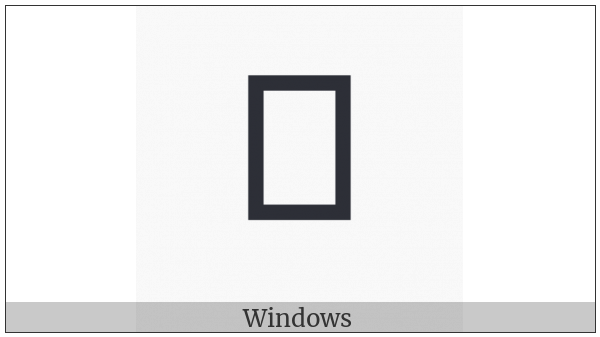 Latin Small Letter R Rotunda on various operating systems