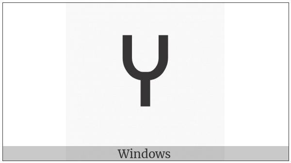 Georgian Capital Letter Har on various operating systems