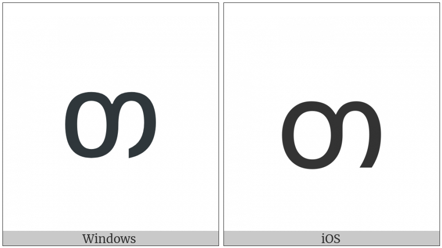 Georgian Letter Tan on various operating systems