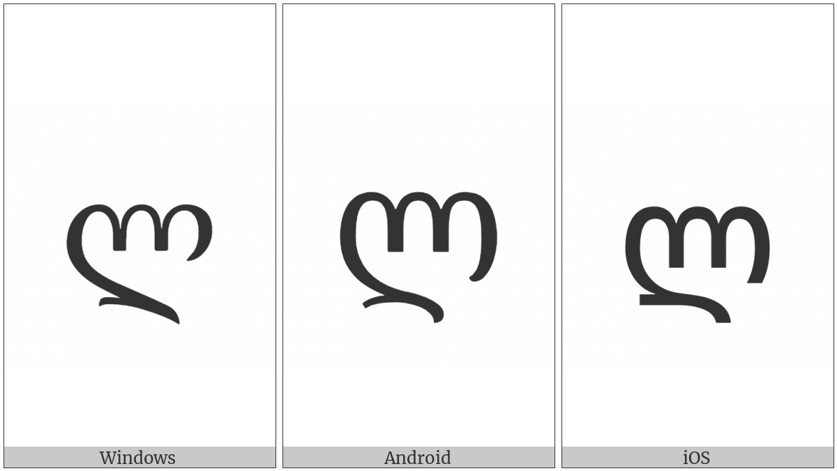 Georgian Letter Las on various operating systems