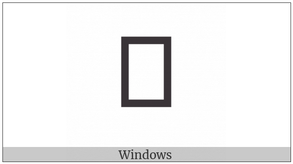 Saurashtra Letter Dha on various operating systems