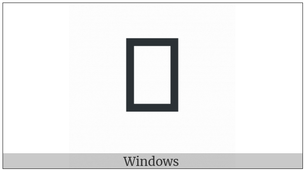 Saurashtra Vowel Sign Uu on various operating systems