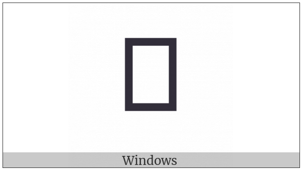 Saurashtra Vowel Sign Ee on various operating systems