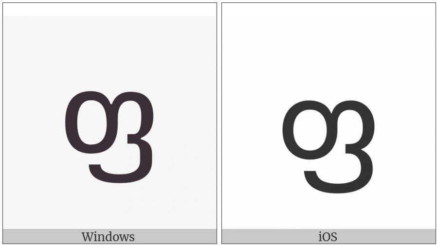 Georgian Letter Phar on various operating systems