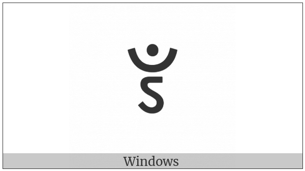 Devanagari Sign Candrabindu Avagraha on various operating systems