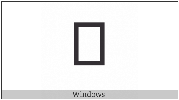 Kayah Li Letter Ra on various operating systems