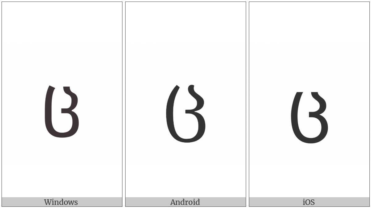 Georgian Letter Can on various operating systems
