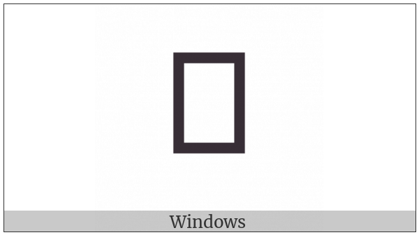Kayah Li Letter I on various operating systems