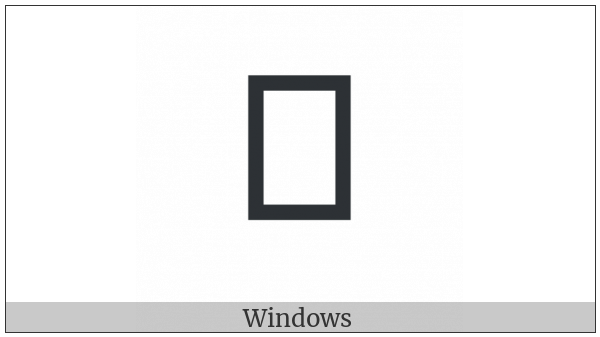 Javanese Letter O on various operating systems